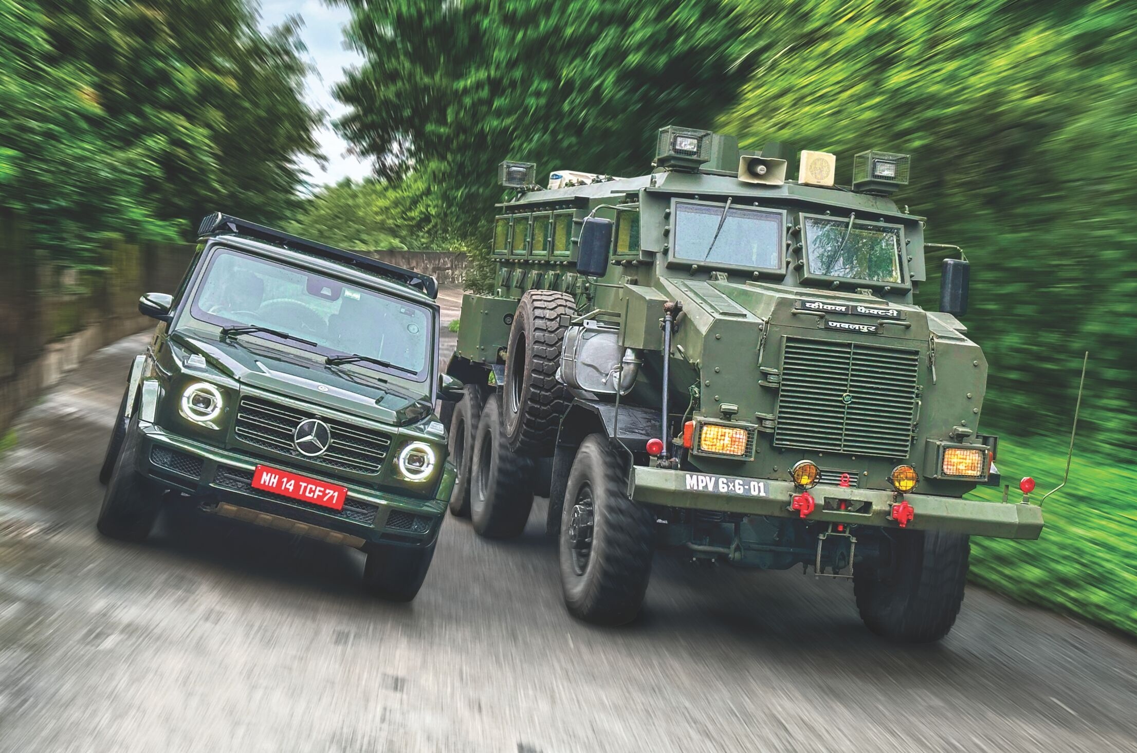 Mercedes G Wagen vs Airavat